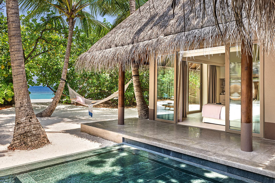 娇丽 - 双泳池双卧沙滩家庭别墅图片2 - Joali Maldives Family Beach Villa with Two Pools Photo 2
