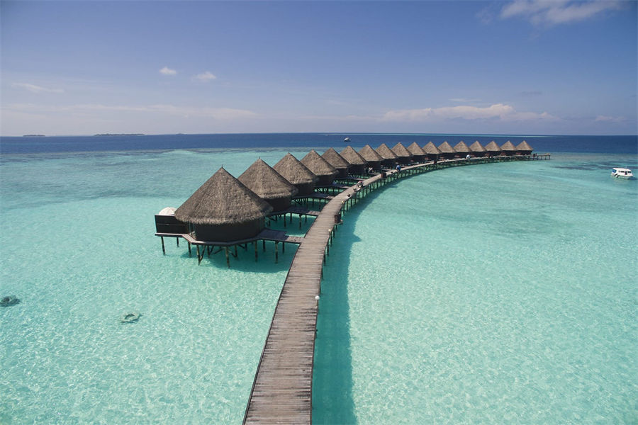 蓝色美人蕉 - 水上小屋图片1 - Thulhagiri Island Resort  Water Bungalow Photo 1
