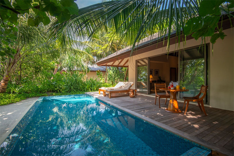 瑞喜敦D - 沙滩泳池别墅图片1 -  The Residence Maldives at Dhigurah Sunrise/Sunset Beach Pool Villa Photo 1