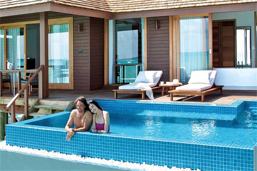 神仙珊瑚 - 豪华水上泳池别墅图片1 - Hideaway Beach Resort &Spa Deluxe Water Villa with Pool Photo 1
