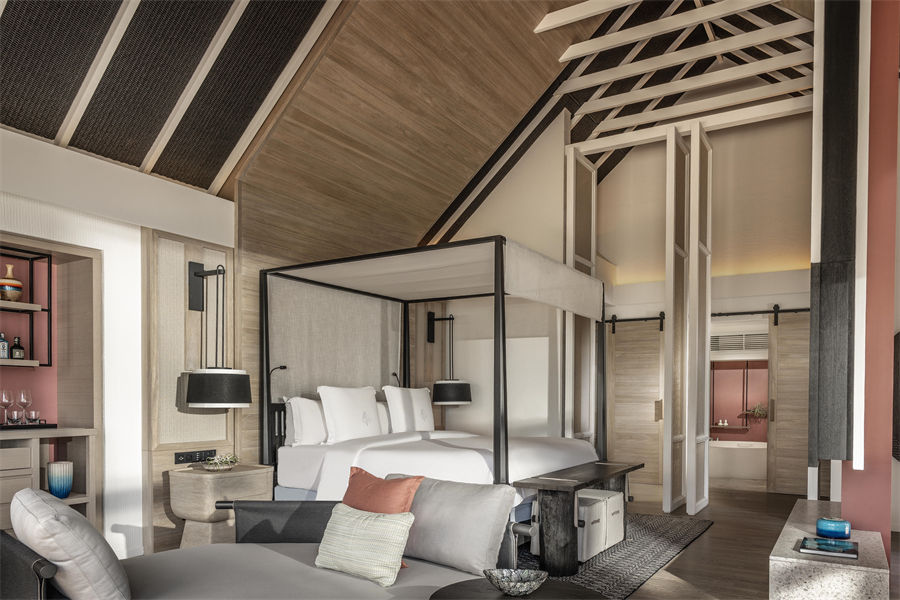 四季兰达吉拉瓦鲁 - 双卧海滨平房-部分海景图片4 - Four Seasons Landaa Giraavaru Two-Bedroom Oceanfront Bungalow – Partial Sea View Photo 4