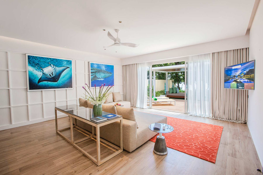 翡翠法斯曼度 - 豪华沙滩泳池别墅图片4 - Emerald Maldives Resort & Spa  Superior Beach Villa with Pool Photo 4