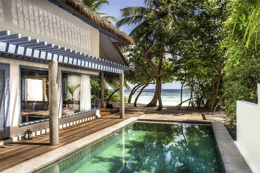 莱佛士 - 沙滩泳池别墅图片2 - Raffles Maldives Meradhoo Beach Villa With Pool Photo 2