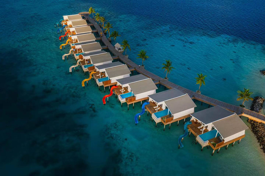 奥嘉 - 奥迪水上泳池别墅（带滑梯）图片1 - Oaga Art Resort Odi Water Villa with Private Pool Photo 1