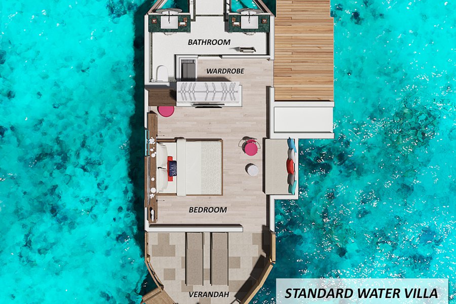 奥露艾拉富士 - 水上别墅图片3 -  OBLU XPERIENCE Ailafushi Water Villa Photo 3