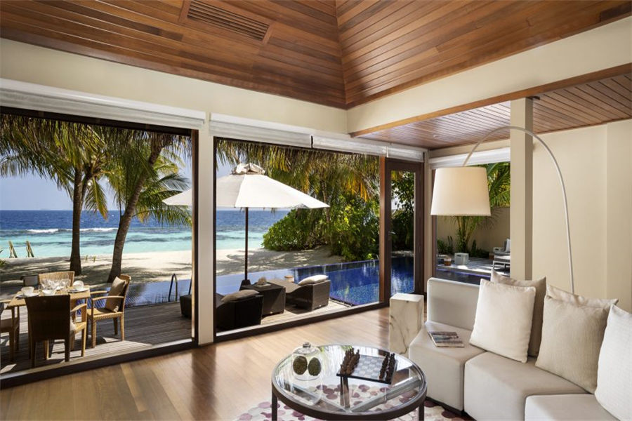 芙花芬 - 三卧室海滩泳池阁图片3 -  Huvafen Fushi Spa Resort Maldives Three-Bedroom Beach Pavilion With Pool Photo 3