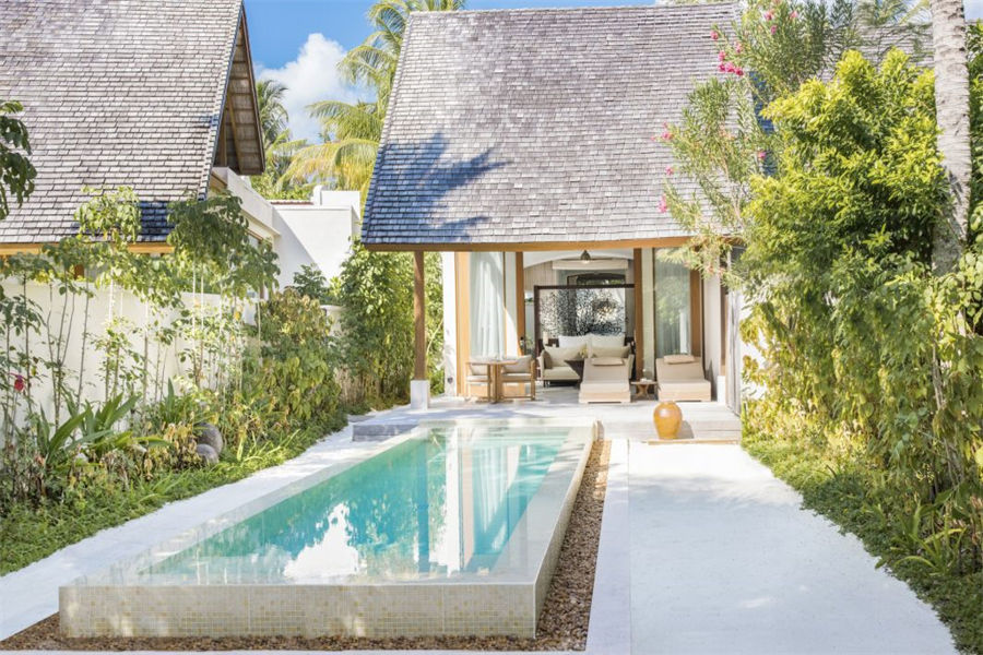 港丽 - 豪华沙滩泳池别墅图片1 - Conrad Maldives Rangali lsland Deluxe Beach Villa With Pool Photo 1