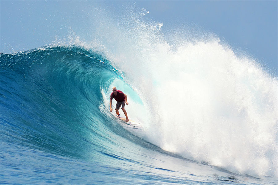 希娜蒙梦幻岛 - 极致冲浪点图片1 -  Cinnamon Dhonveli Maldives Surfing at Pasta Point Photo 1