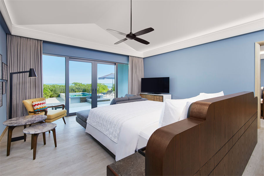艾美 - 双卧海滩泳池别墅图片3 - Le Meridien Maldives Resort & Spa Two-Bedroom Beach Villa with Pool Photo 3