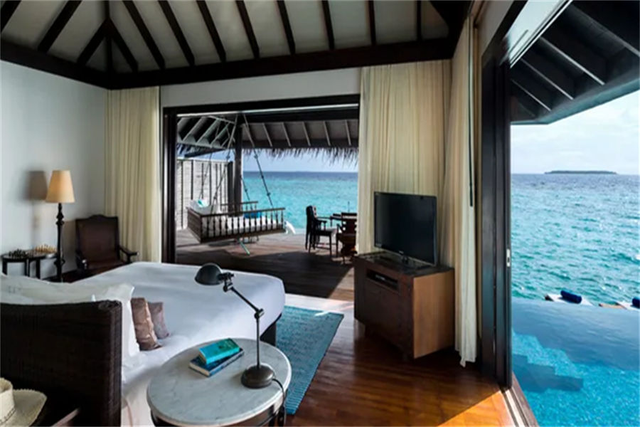 安纳塔拉吉哈瓦岛 - 日落水上泳池别墅图片3 - Anantara Kihavah Villas Sunset Over Water Pool Villa Photo 3