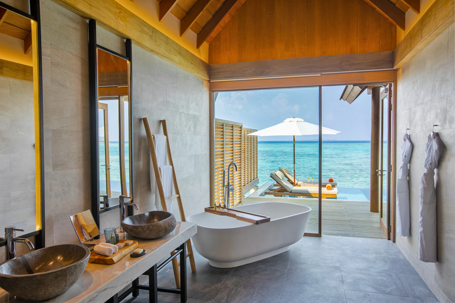 翡翠法鲁富士 - 水上泳池别墅（日落）图片2 - Emerald Faarufushi Resort & Spa Water Villa with Pool (Sunset) Photo 2