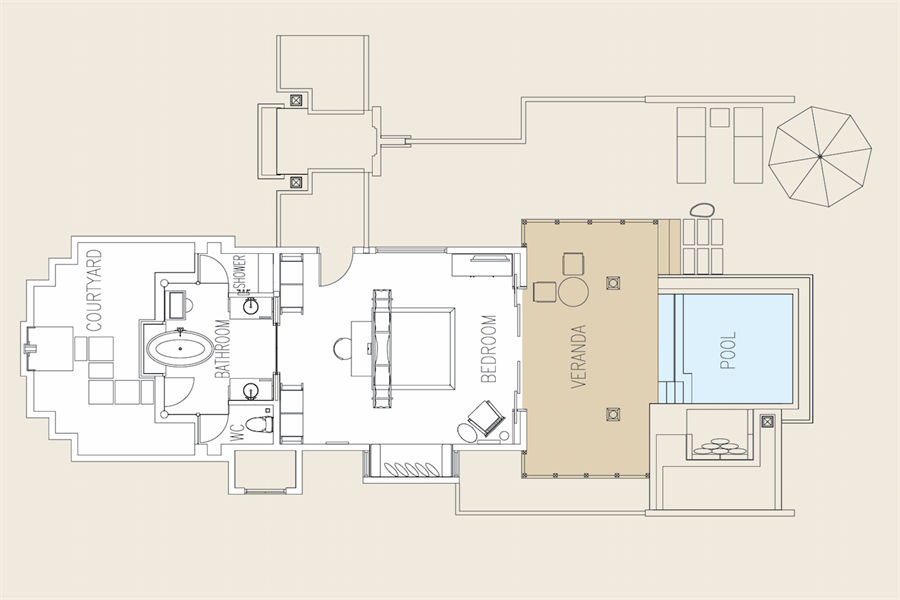 阿雅达 - 沙滩泳池别墅 图片4 - Ayada Maldives Beach Villa with Pool (1 bedroom) Photo 4