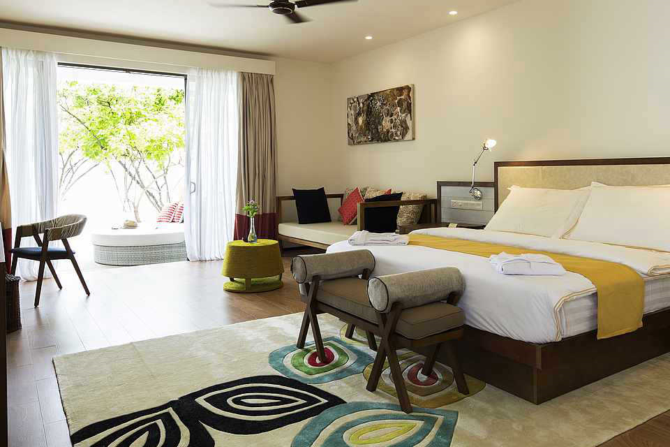 新鲁滨逊努努 - 双人房(一楼/二楼) 图片3 - Robinson Club Noonu Double Room Seaview Superior Balcony/Terrace Photo 3
