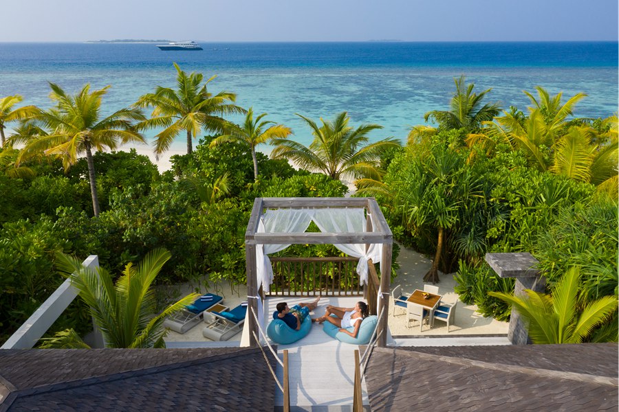 库勒迪瓦鲁 - 沙滩泳池别墅（日落，豪华）图片2 - Kuredhivaru Resort and Spa  Beach Pool Villas (Sunset, Deluxe) Photo 2