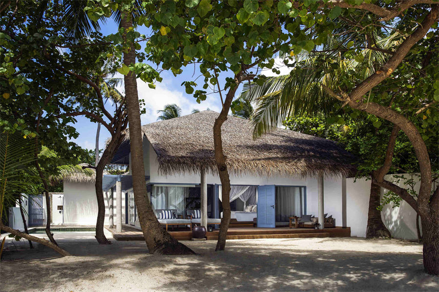 莱佛士 - 沙滩泳池别墅图片1 - Raffles Maldives Meradhoo Beach Villa With Pool Photo 1