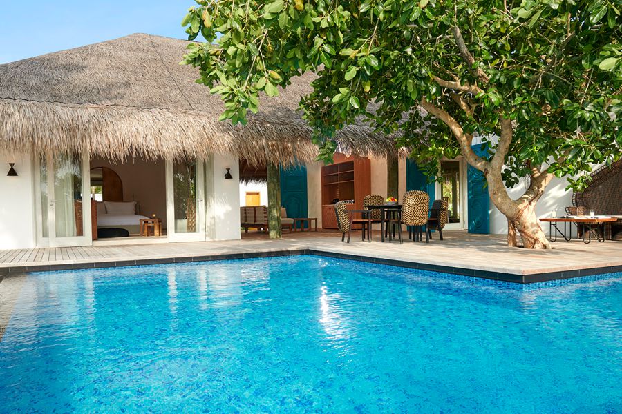 斯茹芬富士 - 双卧沙滩别墅(日落)图片1 - Sirru Fen Fushi-Private Lagoon Resort  Two beadroom Beach Sunset Villa Photo 1