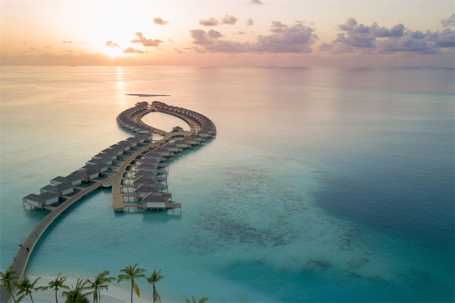 坎迪玛 - 带按摩池水上别墅 图片2 - Kandima Maldives Aqua Villa with Swirl Pool Photo 2
