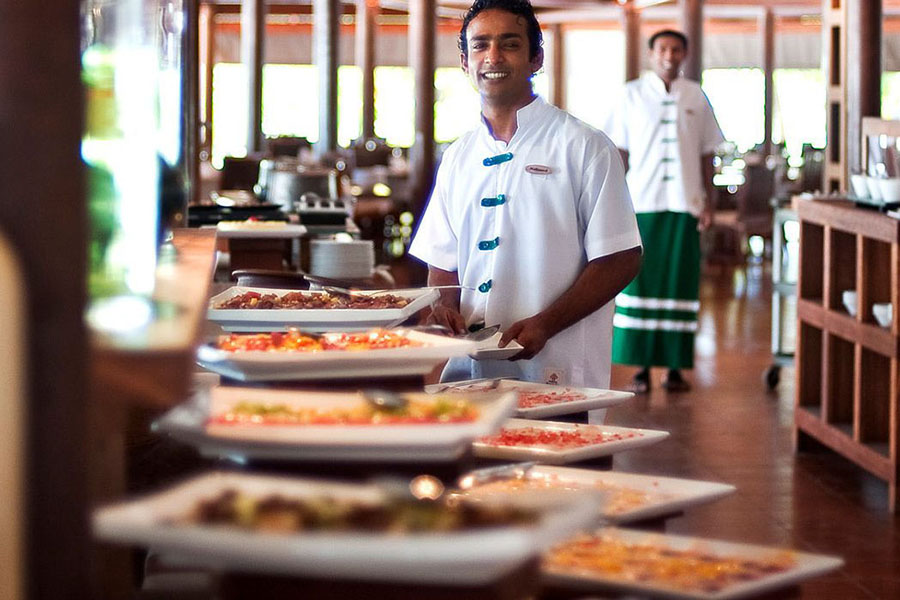 钻石阿莎格 - Maakeyn 自助餐厅图片1 -  Diamonds Athuruga Beach&Water Villas Maakeyn Restaurant Photo 1