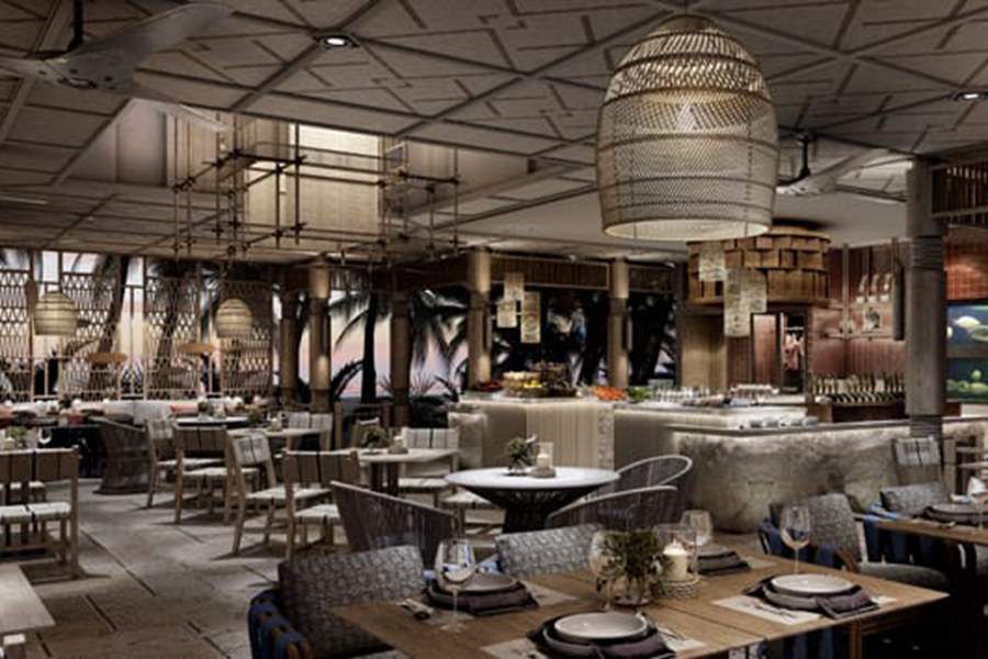 安纳塔拉安凡尼 - 木炭特色餐厅图片2 - Avani+ Fares Maldives  Charcoal Photo 2