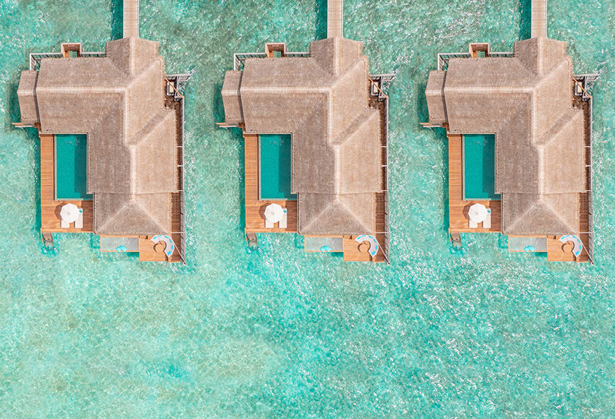 安纳塔拉吉哈瓦岛 - 单卧水上泳池家庭别墅图片2 - Anantara Kihavah Villas One Bedroom Family Over Water Pool Villa Photo 2