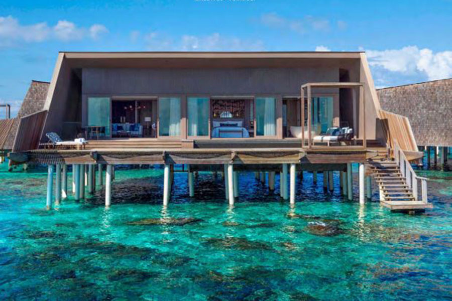 瑞吉 - 全海景瑞吉水上泳池套房图片1 - The St. Regis Maldives Vommuli Resort Panoramic Overwater St. Regis Suite with Pool Photo 1
