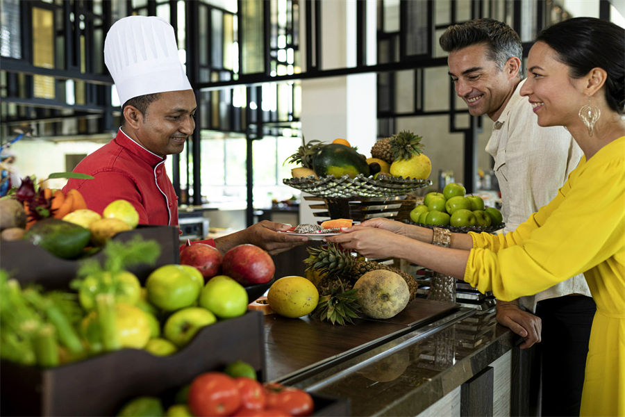 铂尔曼  - 全日制主餐厅图片3 - Pullman Maldives Maamutaa Resort Mélange Photo 3