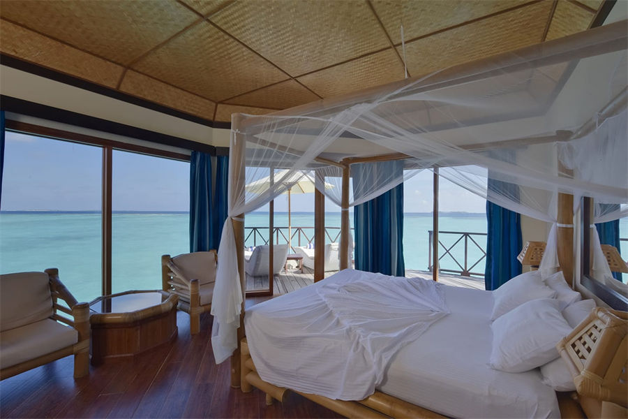 蓝色美人蕉 - 水上小屋图片2 - Thulhagiri Island Resort  Water Bungalow Photo 2
