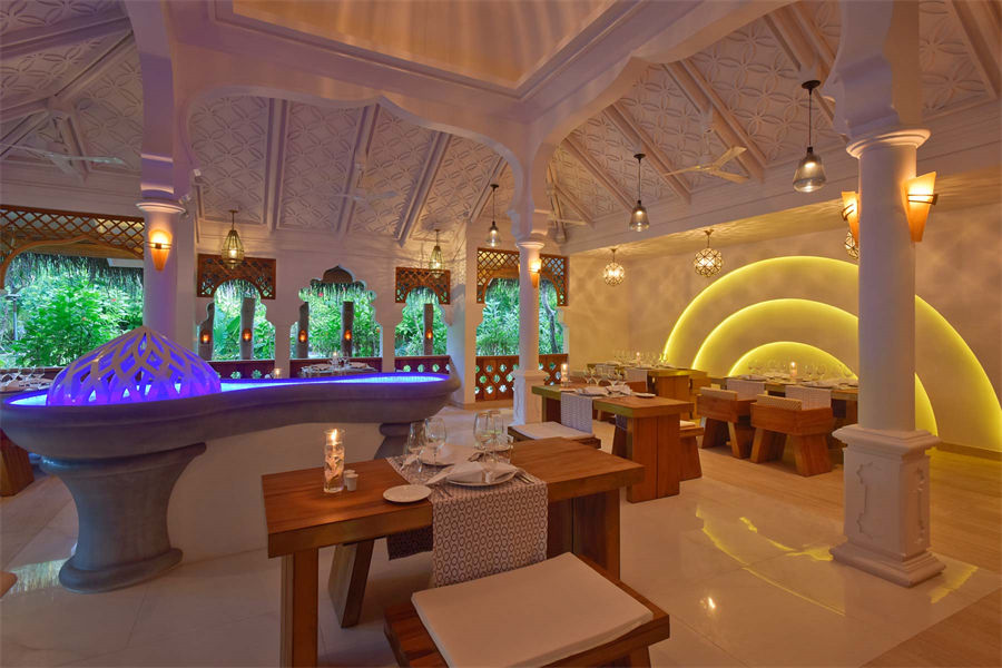 库拉玛蒂 - 印度餐厅图片4 - Kuramathi Resort Maldives Tandoor Mahal Photo 4