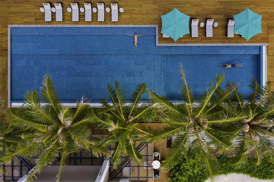 铂尔曼  - 池畔酒吧图片4 - Pullman Maldives Maamutaa Resort The Hub Photo 4
