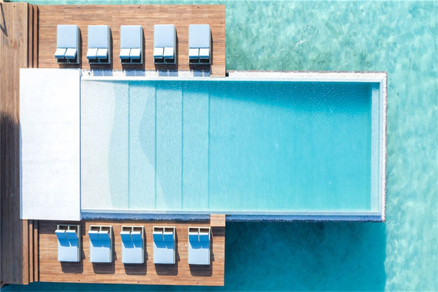 瑰宝 - 星空泳池酒吧图片1 - Heritance Aarah Maldives Luxury Resort Infinity Pool Bar Photo 1