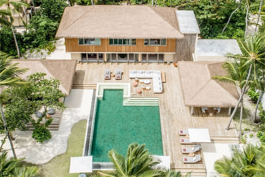 洲际 - 三卧皇家海滨住宅图片1 - InterContinental Maldives Maamunagau Three Bedroom Royal Beachfront Residence Photo 1