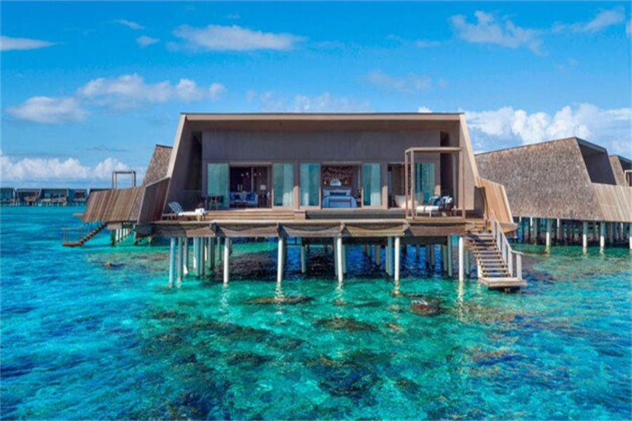 瑞吉 - 瑞吉泻湖水上泳池套房图片1 - The St. Regis Maldives Vommuli Resort Lagoon Overwater St. Regis Suite with Pool Photo 1