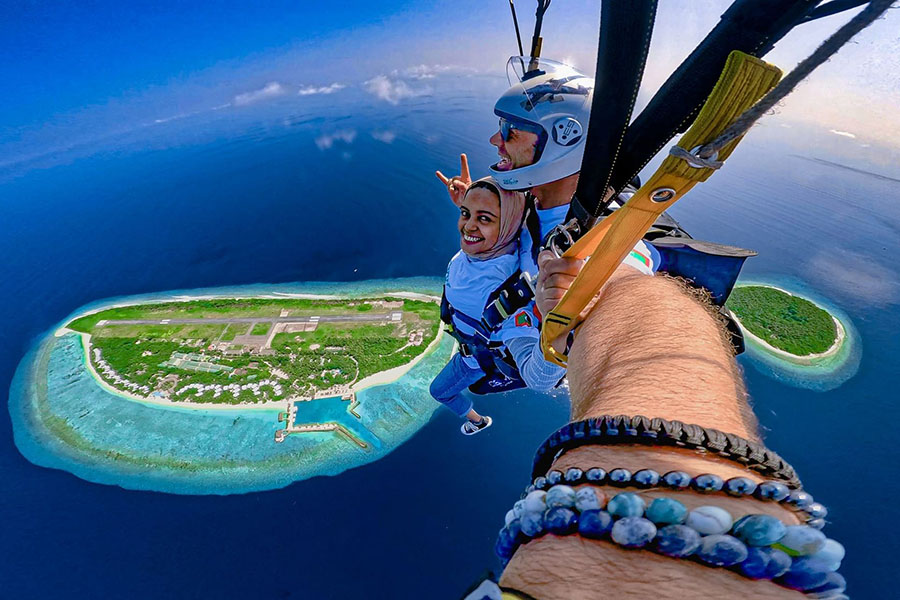 伊芙鲁 - 空降图片2 - Ifuru Maldives SKY Diving  Photo 2