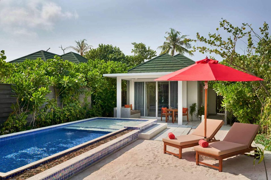禧亚世嘉 - 沙滩泳池套房别墅图片1 - Siyam World Maldives Beach Suite with Pool Photo 1