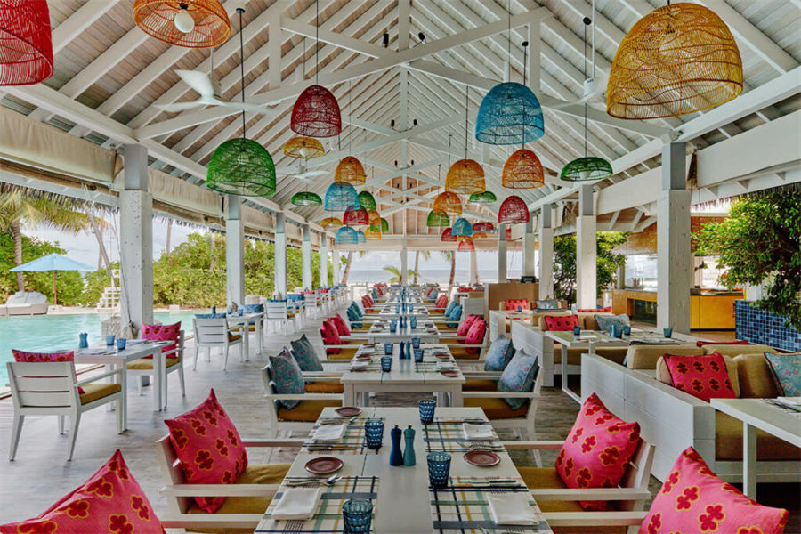 菲诺芙 - 厨房主餐厅图片2 - Seaside Finolhu Baa Atoll Beach Kitchen Photo 2