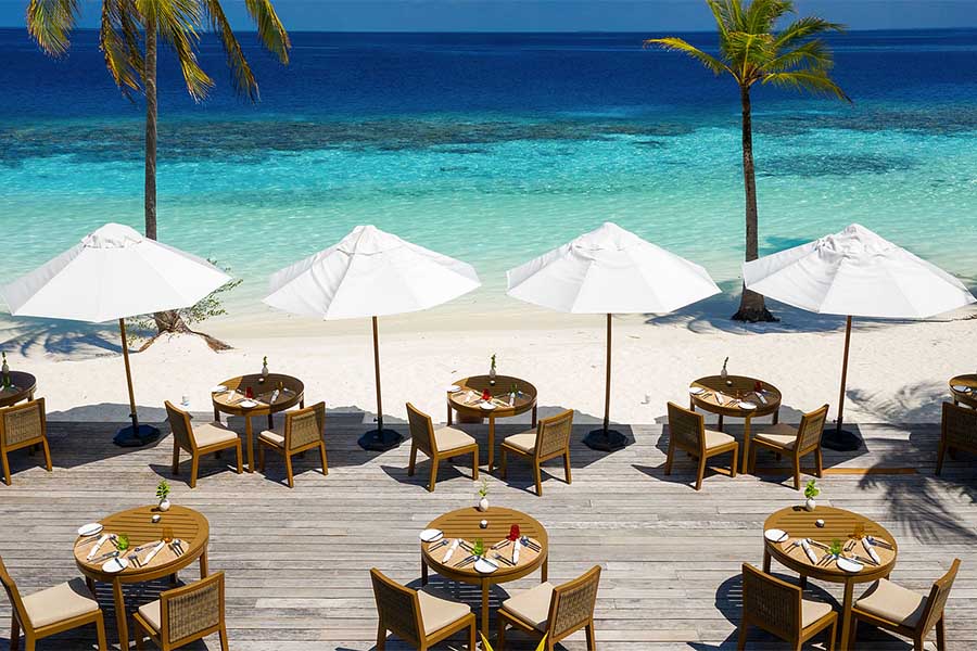 蜜莉喜岛 - Dhonveli 主餐厅图片2 - Mirihi Island Resort Dhonveli  Photo 2
