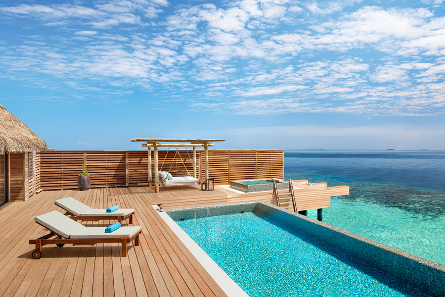 华尔道夫 - 三卧水上泳池别墅图片2 - Waldorf Astoria Maldives Ithaafushi  Three Bedroom Overwater Villa with Pool Photo 2