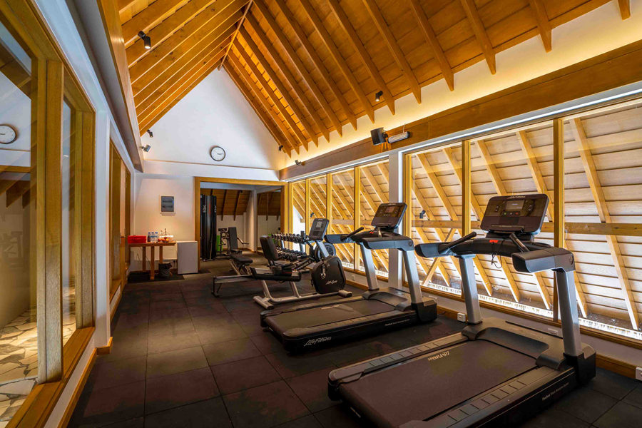 翡翠法鲁富士 - 健身房和体育中心图片4 - Emerald Faarufushi Resort & Spa Gym & Sports Center Photo 4