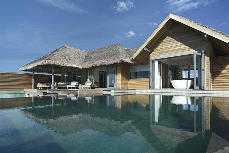 瓦卡鲁 - 单卧室水上泳池住宅（日落景观）图片1 - Vakkaru Maldives One Bedroom Overwater Pool Residence(Sunset view) Photo 1