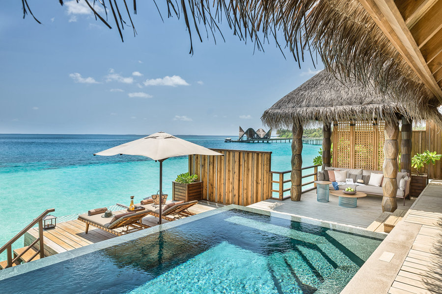 娇丽 - 水上泳池别墅图片1 - Joali Maldives water villa with pool Photo 1