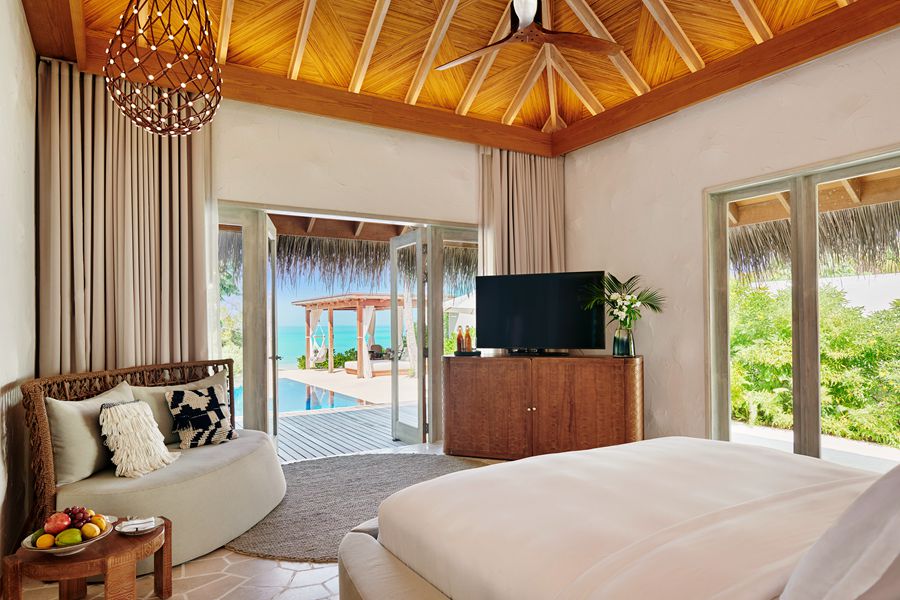 斯茹芬富士 - 双卧沙滩别墅(日落)图片3 - Sirru Fen Fushi-Private Lagoon Resort  Two beadroom Beach Sunset Villa Photo 3