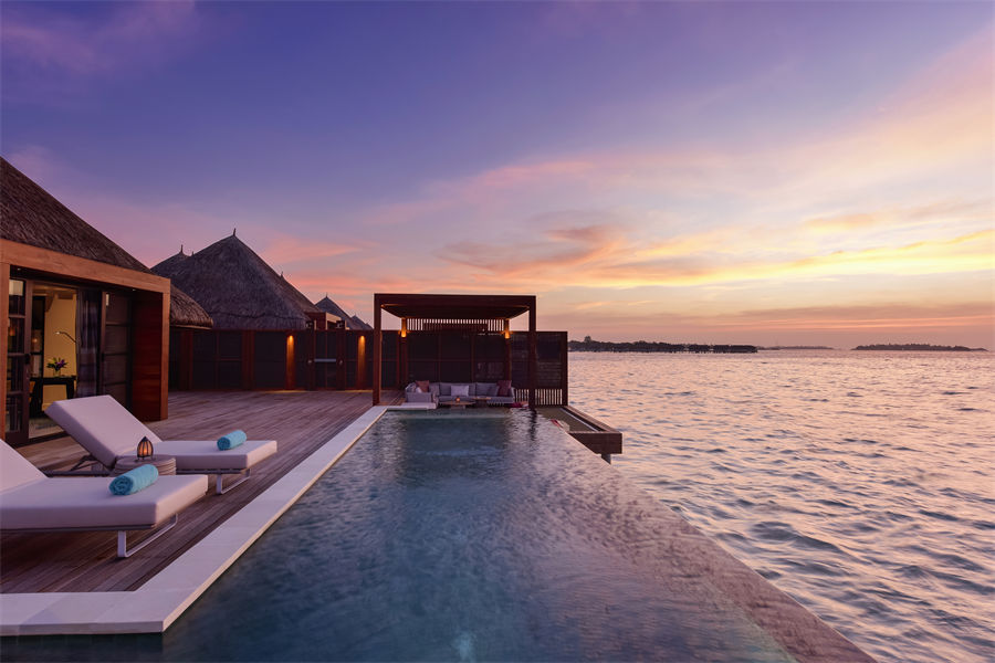 四季库达呼拉 - 双卧水上套房(日出/日落)图片1 - Four Seasons Resort Maldives at Kuda Hura Sunrise/Sunset Two-Bedroom Water Suite Photo 1