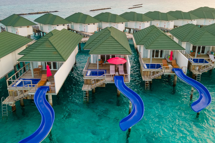 禧亚世嘉 - 水上滑梯泳池别墅图片1 - Siyam World Maldives Water Villa with Pool + Slide Photo 1