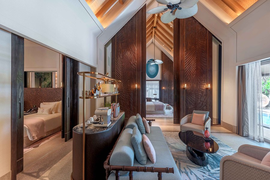 娇丽 - 双卧沙滩家庭泳池别墅图片4 - Joali Maldives Two Bedroom Beach Villa with Pool Photo 4