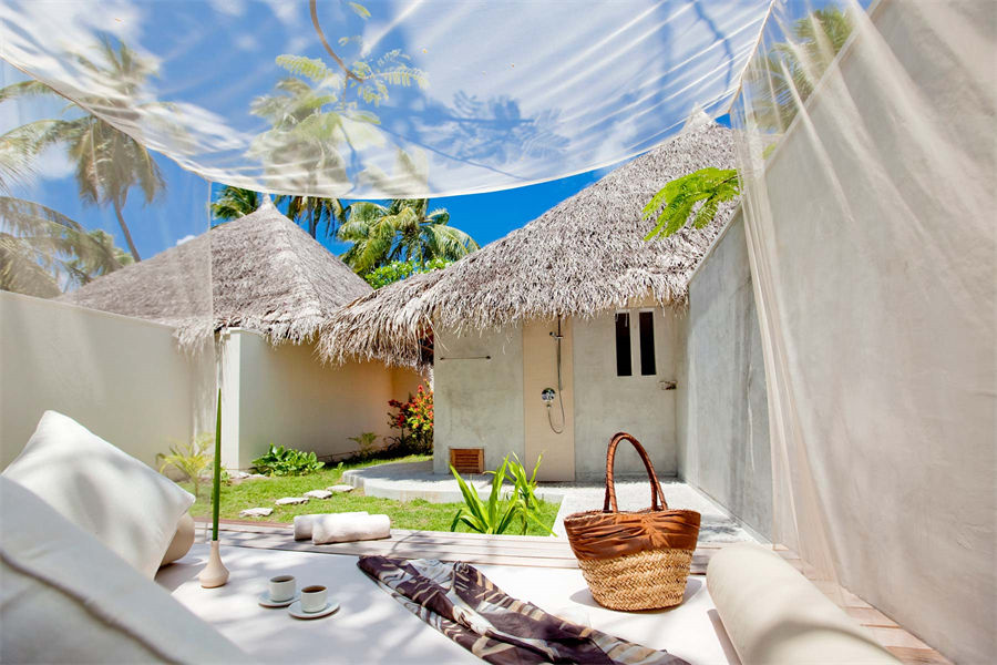 库拉玛蒂 - 豪华沙滩别墅图片1 - Kuramathi Resort Maldives Deluxe Beach Villa Photo 1