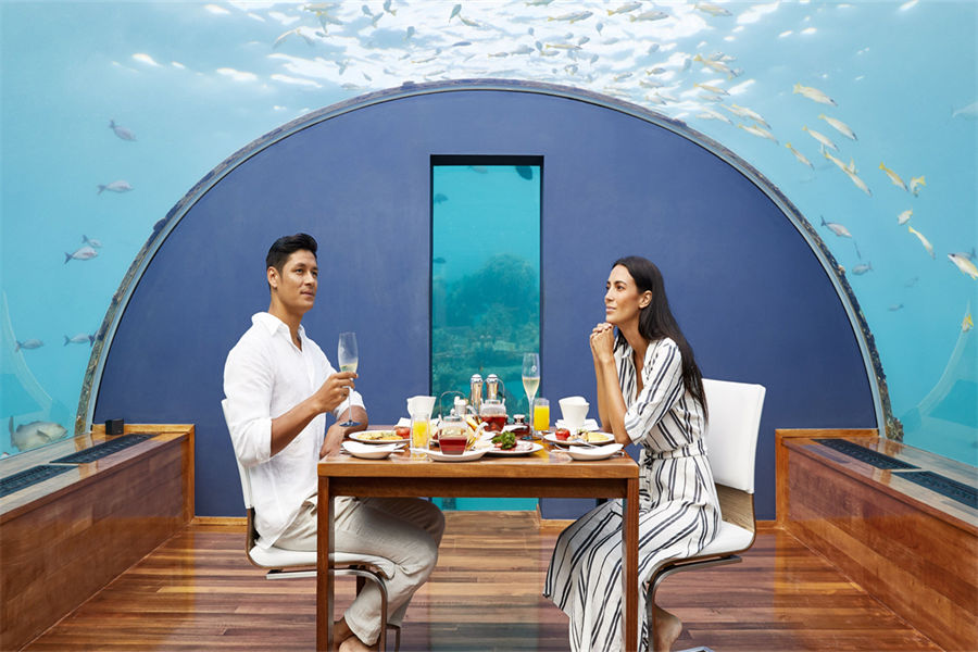 港丽 - 伊塔海底餐厅图片3 - Conrad Maldives Rangali lsland Ithaa Undersea Photo 3
