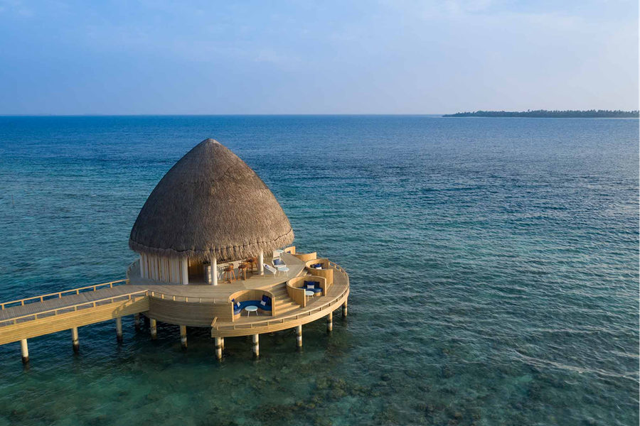 翡翠法鲁富士 - 栈桥日落酒吧图片1 - Emerald Faarufushi Resort & Spa Eclipse Bar Photo 1