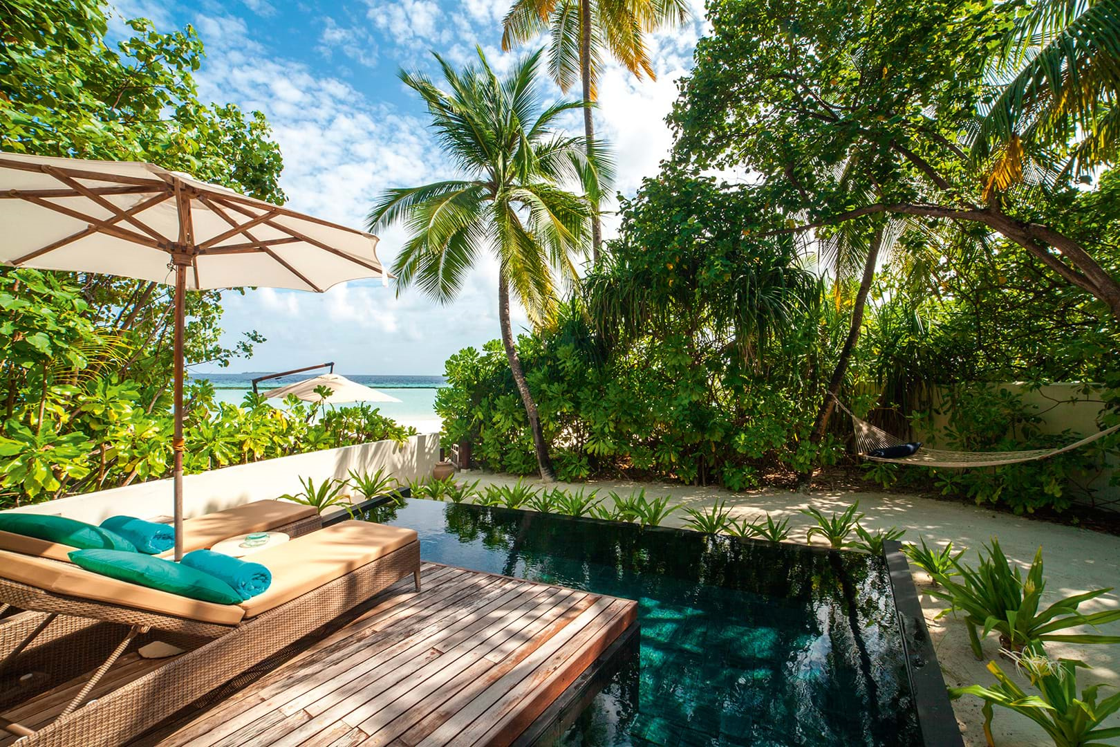哈拉薇利 - 沙滩泳池别墅 图片2 - Constance Halaveli Resort Maldives Beach Villa with pool Photo 2