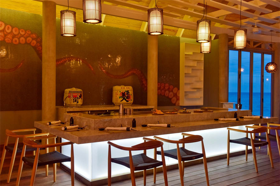 库拉玛蒂 - 日式炙烤餐厅图片2 - Kuramathi Resort Maldives Kobe Photo 2