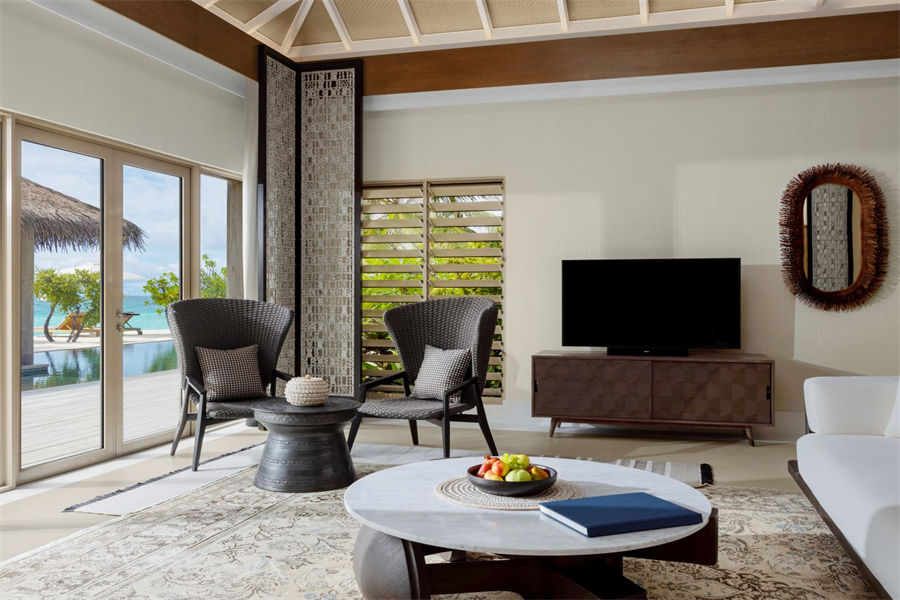 洲际 - 两卧海滨泳池住宅图片4 - InterContinental Maldives Maamunagau Two Bedroom Beachfront Pool Residence Photo 4